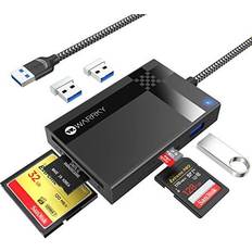 ORICO Card Reader USB 3.0 USB C Card Reader 4 in 1 Memory Card