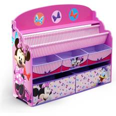 Delta Children Disney's Minnie Mouse Deluxe Book and Toy Organizer