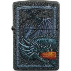 Zippo Three Dragons on Iron Stone