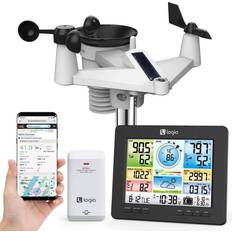 Temperature in Fahrenheit Weather Stations Logia 7-in-1 Wi-Fi Weather Station with Solar