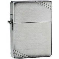 Lighters Zippo 1935 Replica with Slashes Brushed Chrome Pocket Lighter