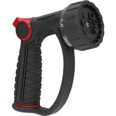 Black Sprinkler Pistol Orbit Pro Flo 7-Pattern Watering Nozzle with Thumb Control