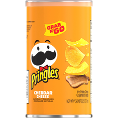 Pringles Food & Drinks Pringles Potato Crisps Chips Cheddar Cheese 2.5oz Grab Go