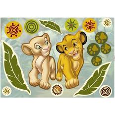 Mehrfarbig Wanddekor Komar Disney Edition 2 Simba & Nala Wall Sticker