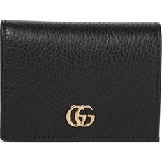 Gucci Wallets Gucci GG Marmont Grained-leather Wallet - Black