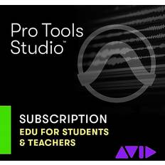 Avid Office Software Avid Pro Tools Studio 1-Year Subscription Updates And Support For Students/Teachers (Educational Pricing) One-Time Payment