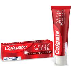 Colgate Optic White Stain Fighter Whitening Toothpaste Clean Mint 6