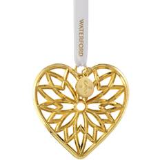 Weihnachtsbaumschmuck reduziert Waterford Heart Golden Ornament Weihnachtsbaumschmuck