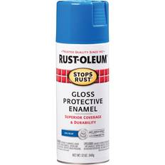 Spray Paint Rust-Oleum Stops Rust 12 oz Anti-corrosion Paint Gloss Sail Blue