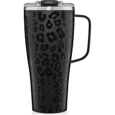 BruMate Toddy 16 oz Onyx Leopard BPA Free Vacuum Insulated Mug 