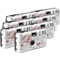 Einmalkameras Love White Disposable camera 7 pc(s) Built-in flash