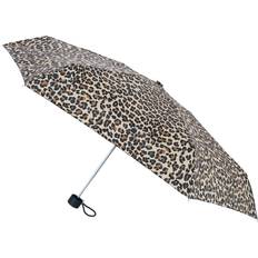 Umbrellas Totes Women's Micro Compact Manual Open Leopard Print Umbrella