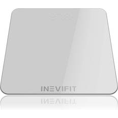 INEVIFIT BATHROOM SCALE, Highly Accurate Digital Bathroom Body Scale,  Measures Weight up to 400 lbs - Black 
