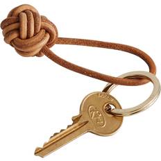 Brune Nøkkelringer OYOY Knot Key Ring - Beige