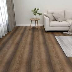 vidaXL 55x Self-adhesive Flooring Planks PVC 5.11 m² Brown Laminate Floor Tile