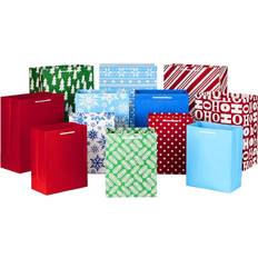 Christmas Plaid Kraft Gift Wrap, 24x417' Counter Roll