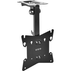 Ceiling tv mount VIVO Black Manual Flip Down Mount Folding Pitched Roof