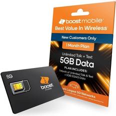 Boost Mobile Preloaded SIM Card (5GB) Data 1 Month