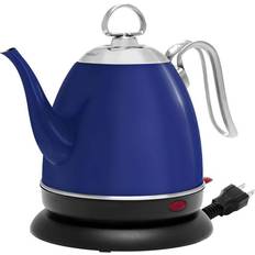 Chantal Enamel On Steel Classic Stove Whistling Teapot, Cobalt Blue - 1.8 qt