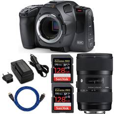 Black Magic DSLR Cameras Black Magic Pocket Cinema Camera 6K G2 + 18-35mm