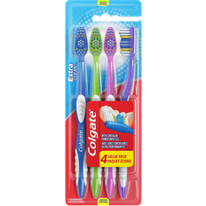 Toothbrushes Colgate Extra Clean Full Head Toothbrush Medium Bristles, 4