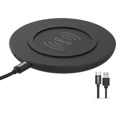 Fast wireless charging pad TZUMI Hypercharge Fast Wireless Charging Pad, Black