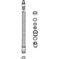 Hoses M15, 29" Braided Spray Hose Assembly