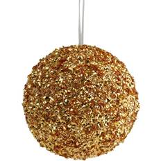 Northlight Gold Glitter Christmas Tree Ornament 6"