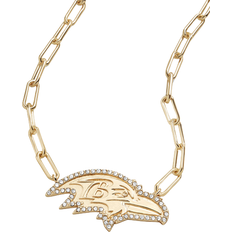 Baublebar Baltimore Ravens NFL Chain Necklace - Gold/Transparent