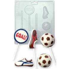 Sjokoladeformer PME Candy Mould Football/Soccer Sjokoladeform