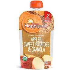 Happy Baby 4 Oz. Stage 2 Food With Apples, Sweet Potato, Granola