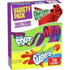 Betty Crocker Roll-Ups Fruit Foot Gushers Snacks Variety Pack