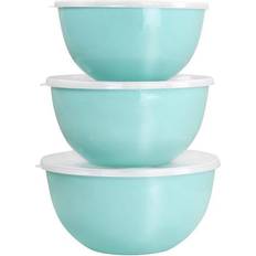 Mixing Bowls Martha Stewart 6-Piece Enamel Mixing Bowl