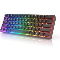 60% Keyboards GK61 Gaming Keyboard (English)