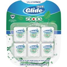 Oral B Glide Floss Picks, Whitening Dental Floss, Radiant Mint, 75 Count :  : Health & Personal Care