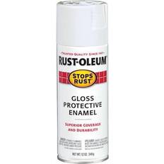 White gloss paint Rust-Oleum Stops Rust Protective Enamel 12 oz Anti-corrosion Paint White