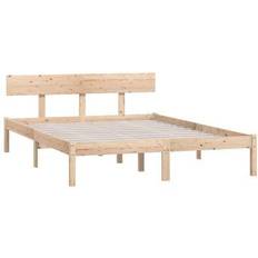 vidaXL Bed Frame Solid Pine 70cm Bettrahmen 150x200cm