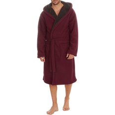 Herren - Rot Nachthemden Cargo bay Men's Bonded Fleece Hooded Dressing Gown