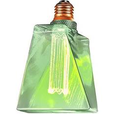 NEXT GLOW 20-Watt Equivalence Iceberg UL Dimmable Classic Pattern E26 LED Light Bulb Green Colored Glass 2000K (1-Bulb)