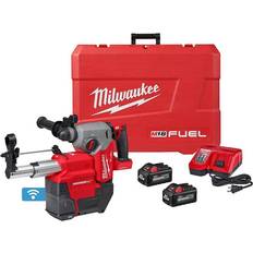 Hammer Drills Milwaukee M18 FUEL 1" SDS Plus Rotary Hammer with ONE-KEY Dust Extractor Kit