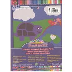 Pacon SunWorks Construction Paper, 9"x12" Brown, 50 Sheets