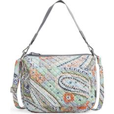 Vera Bradley Carson Shoulder Bag Crossbody Purse, Citrus Paisley-Recycled Cotton