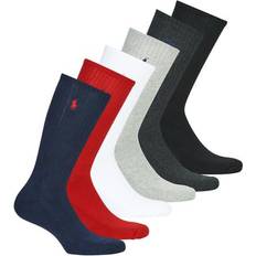Polo Ralph Lauren Hvite Sokker Polo Ralph Lauren Crew Socks 6-pack
