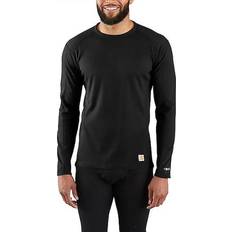 Carhartt Men Underwear Carhartt Base Force Midweight Classic Crew T-shirt - Black