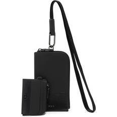 Phone Pockets Card Cases Tumi Nassau Card Pouch Lanyard - Black