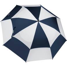 Umbrellas Bag Boy Wind Vent 62'' Umbrella, Navy/White Blue
