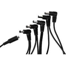 Electrical Cables Gator 5-Output Daisy Chain Power Adapter Cable With Female Input Barrel Plug
