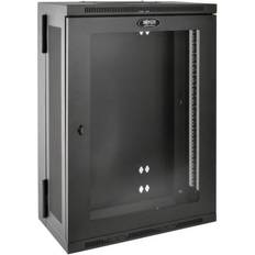 Tripp Lite Wall Mount Enclosures Tripp Lite 18U Wall-Mount Rack Enclosure Server Cabinet with Clear Acrylic Window, Hinged Back, Low-Profile Patch-Depth (SRW18US13G)