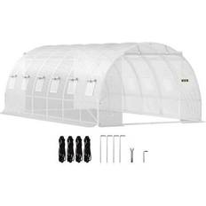 Freestanding Greenhouses on sale VEVOR Walk-in Tunnel Greenhouse Galvanized Frame Cover