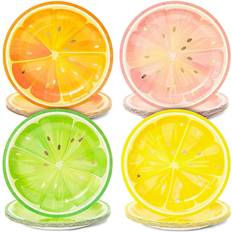 Disposable Plates Summer Citrus 48-pack